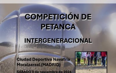 Con el deporte ganas. Ganas de jugar. Competición de Pentanca